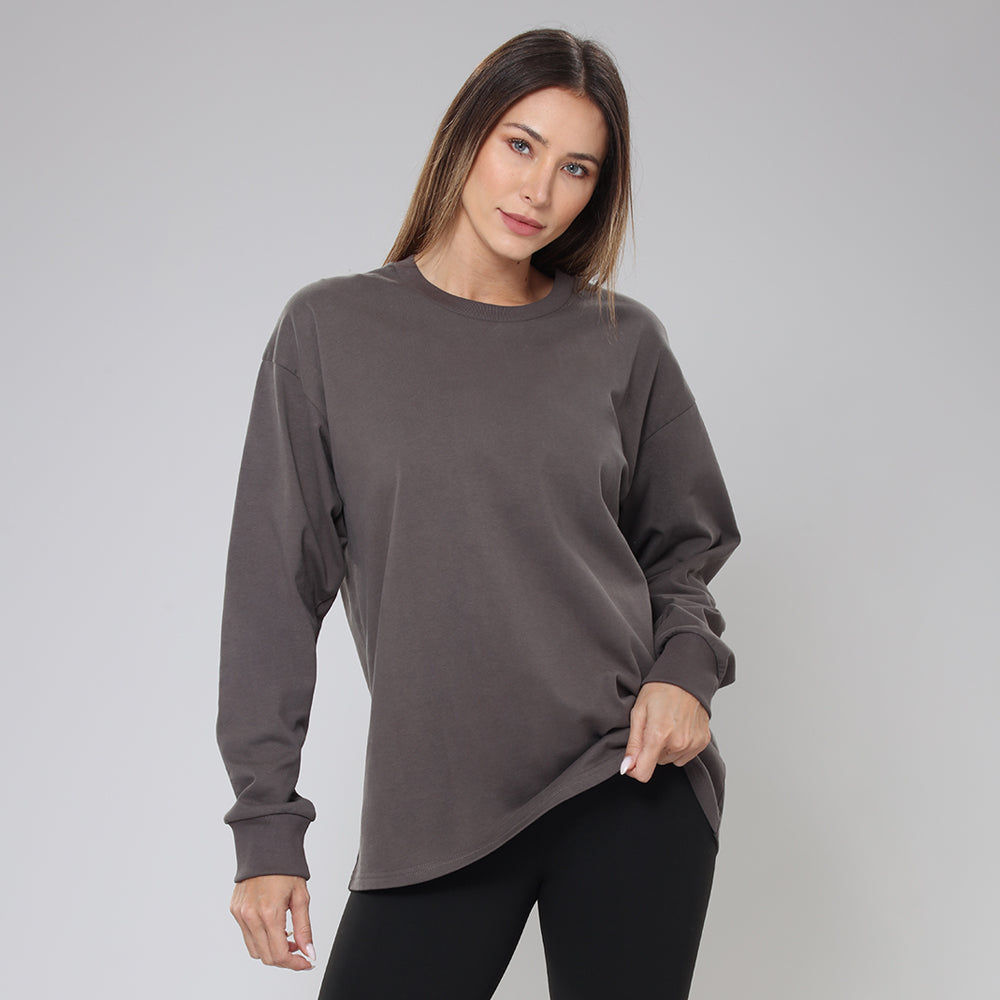 ActiveWear Long Sleeve Tee - Charcoal