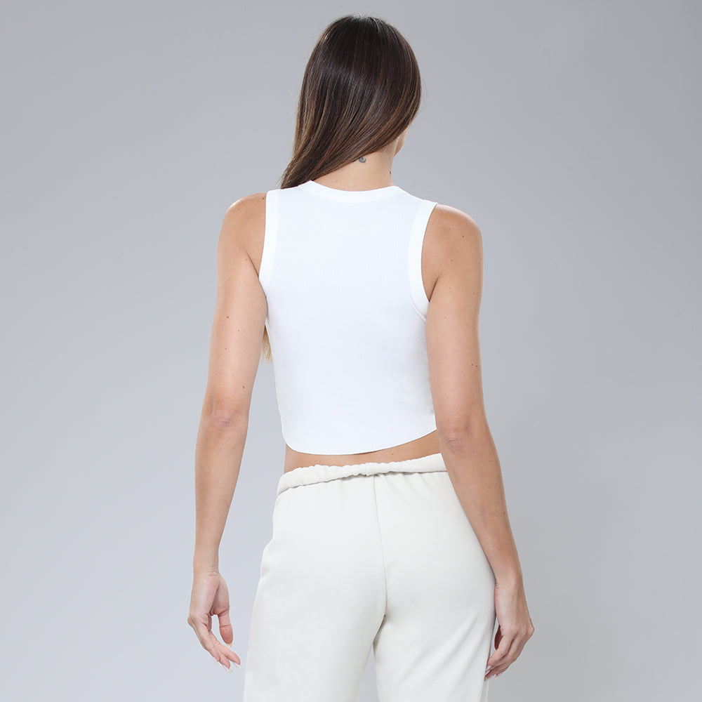 LuxeFit Sports Bra -  White