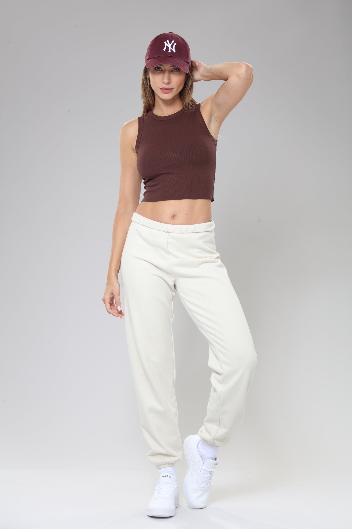 LuxeFit Sports Bra -  Brown