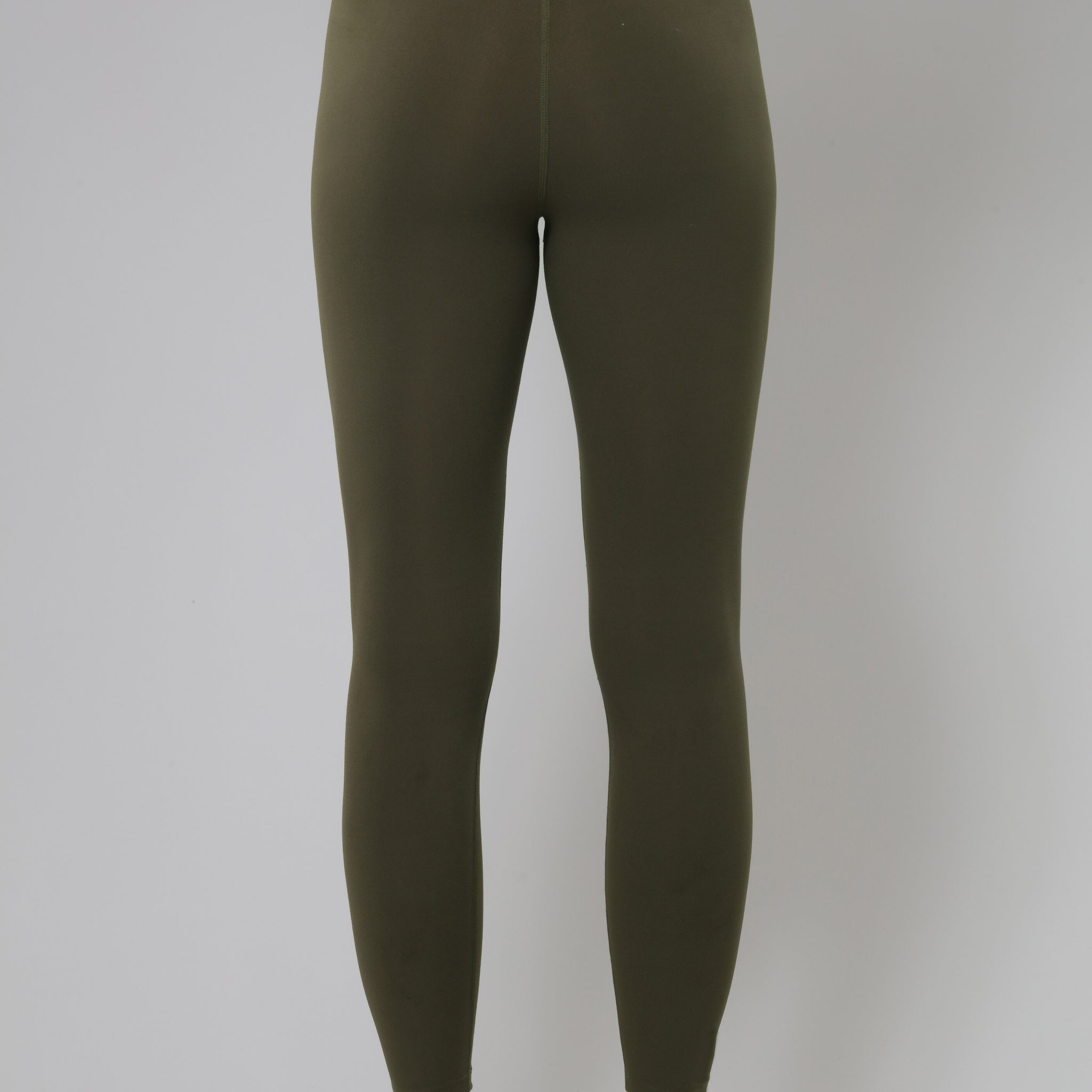 High Waist Yoga Leggings - Olive