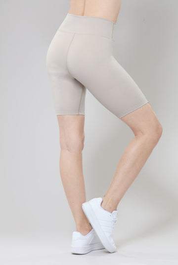 Women's High-Waist Slim Fit Yoga Pants - Ivory