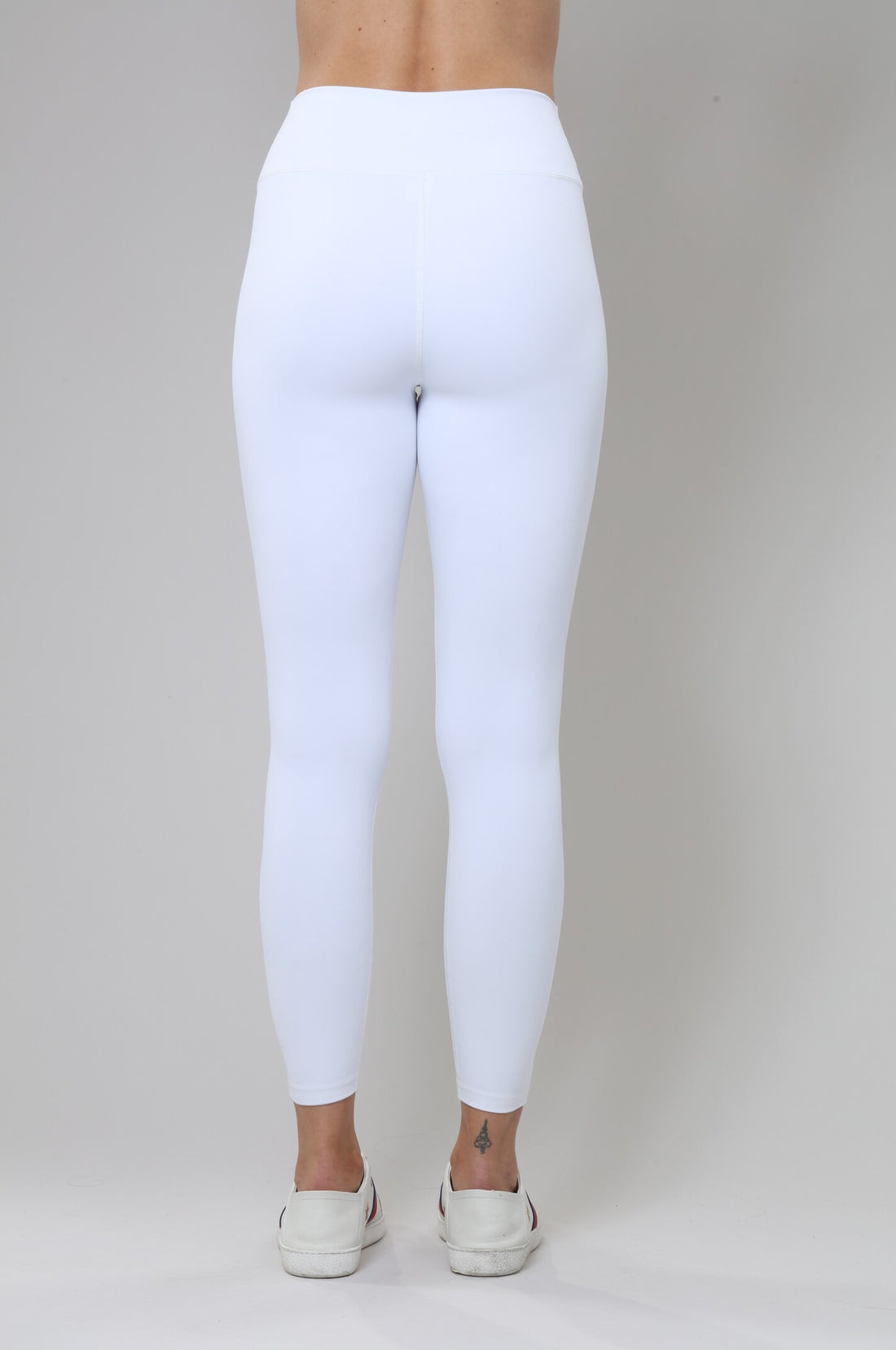 High Waist Yoga Leggings - White